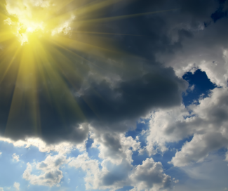 Opportunity in Volatile Markets - Sunshine in Clouds