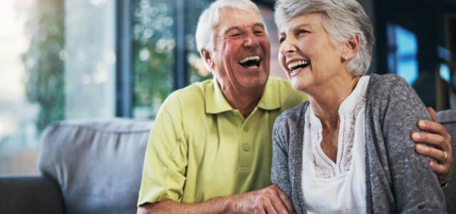 Older Couple Laughing Together