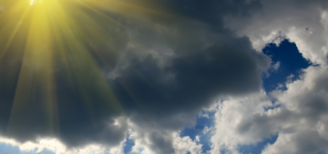 Opportunity in Volatile Markets - Sunshine in Clouds